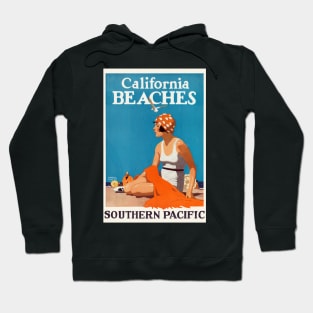 California Beaches Vintage Poster 1923 Hoodie